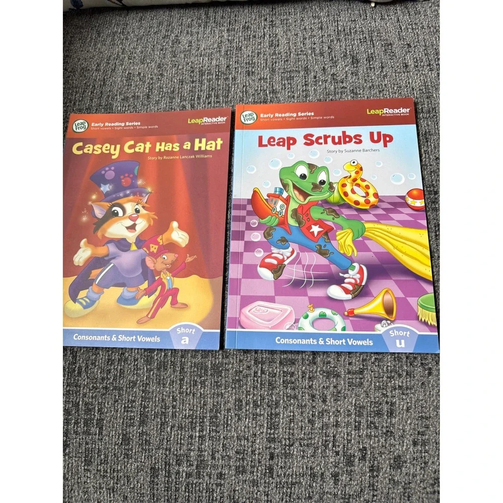 LeapFrog LeapReader Early Reading Series Phonics Book Set 10 Books Vowels Sight